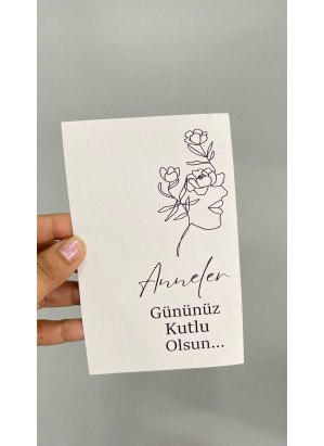 Anneler Günü Kartı 9,5x15 cm 49 Adet