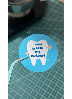 Diş Buğdayı Etiketi 4x4 53 Adet erkek için