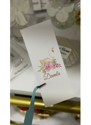 Tam Kapama Çikolata Etiketi 3,5x9 cm 28 Adet -Arletikettasarim