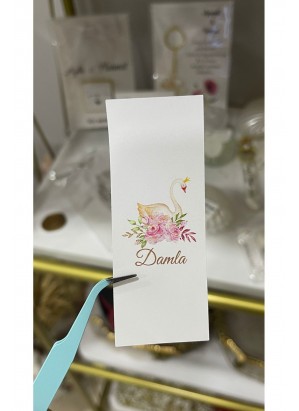 Tam Kapama Çikolata Etiketi 3,5x9 cm 28 Adet -Arletikettasarim