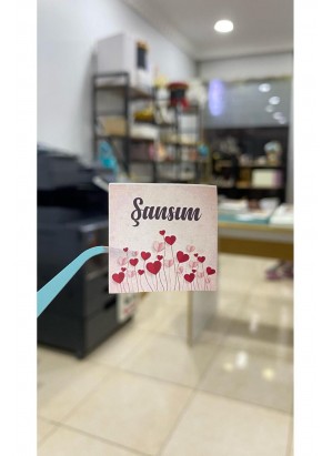 Şansım Yazılı Çikolata Etiketi 3,5x3,5 cm 70 Adet - ARLetikettasarım