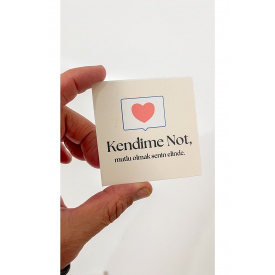 Motto Kart 7x7 Cm 50 Adet