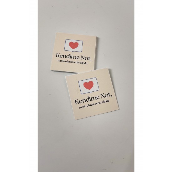 Motto Kart 7x7 Cm 50 Adet