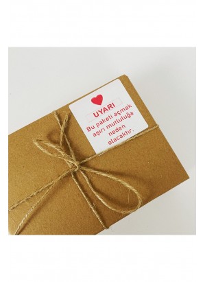 Yapışkanlı Sticker Etiket 6x6 Cm 100 Adet