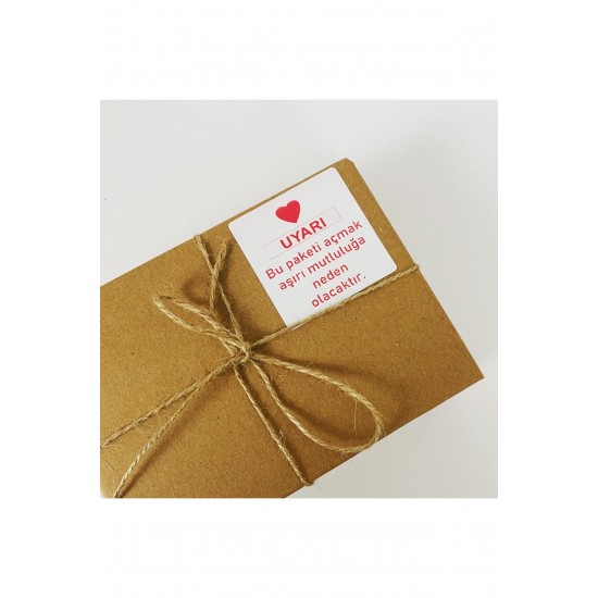 Yapışkanlı Sticker Etiket 6x6 Cm 100 Adet